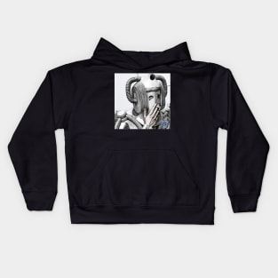 SMOKING CYBERMAN Kids Hoodie